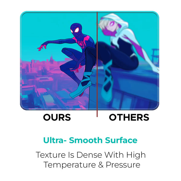 Miles Morales and Spider Gwen Duo Superhero Mousepad