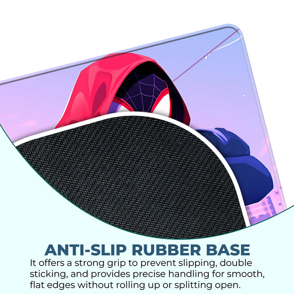 Miles Morales Red Hoodie Style Superhero Mousepad