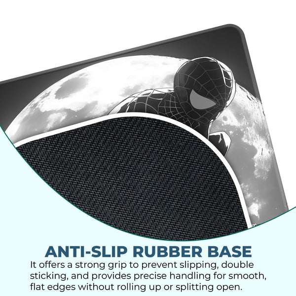 Black Suit Spider-Man Moonlight Superhero Mousepad