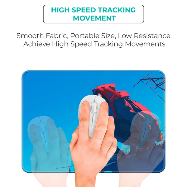 Miles Morales Rooftop Vigil Superhero Mousepad