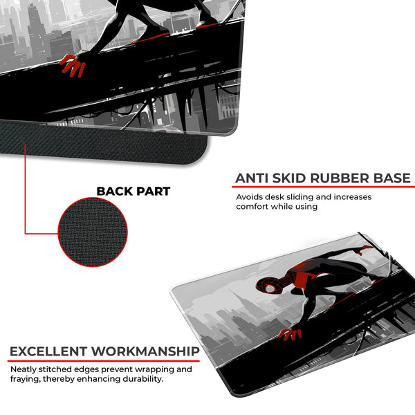 Miles Morales Noir City Superhero Mousepad
