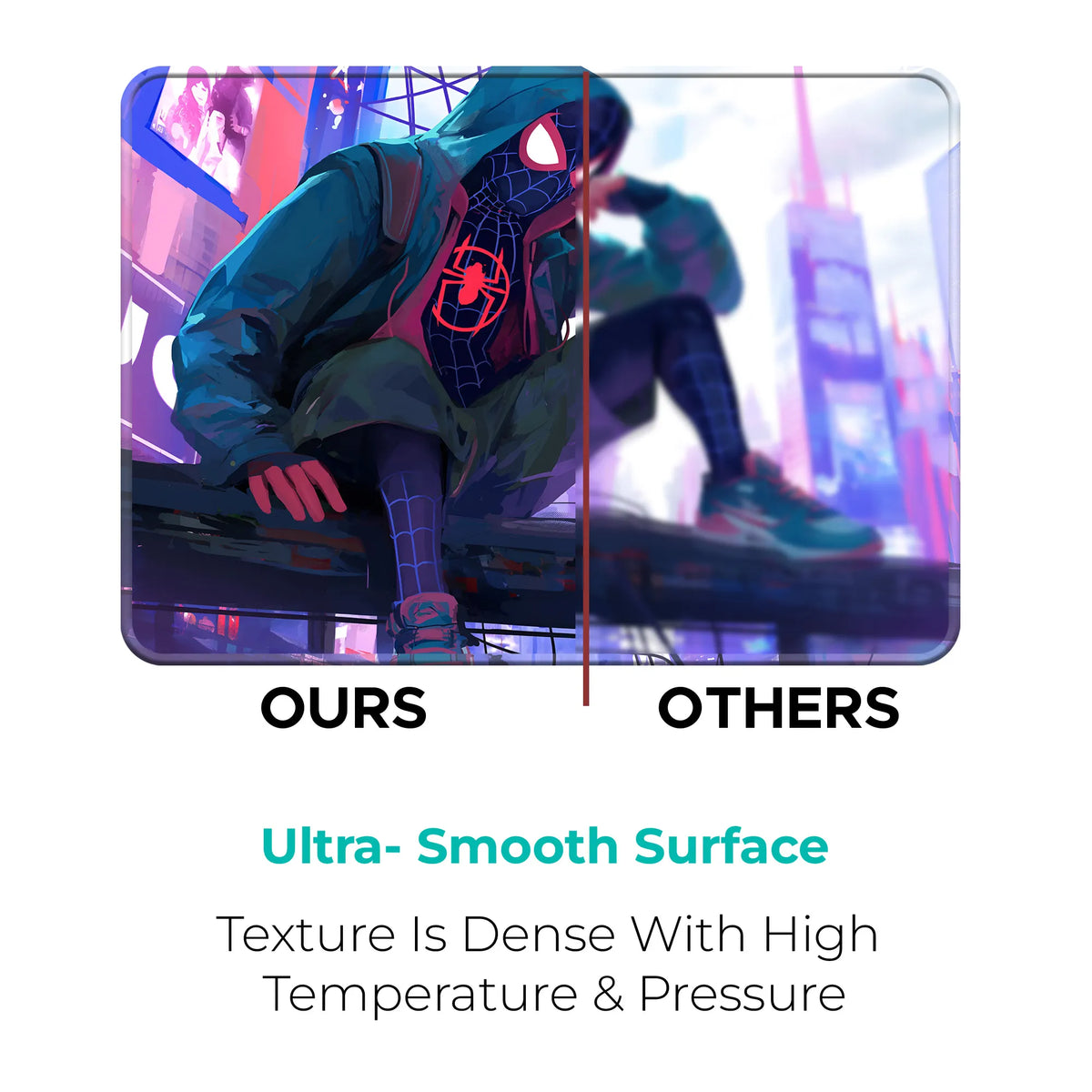 Miles Morales City Glow Superhero Mousepad