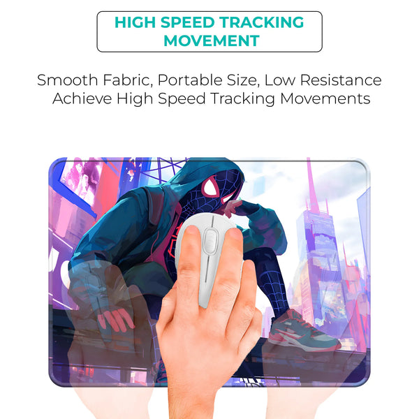 Miles Morales City Glow Superhero Mousepad