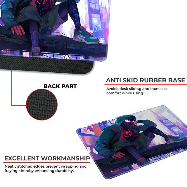 Miles Morales City Glow Superhero Mousepad
