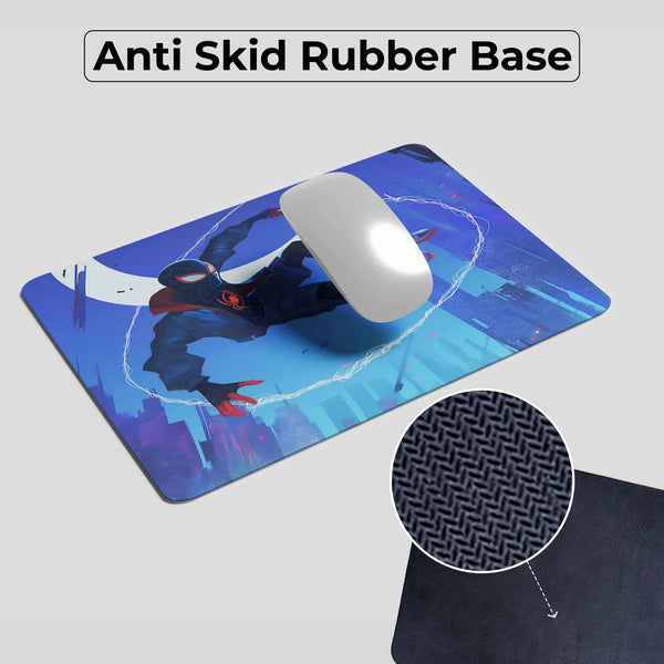 Miles Morales Swing Motion Superhero Mousepad