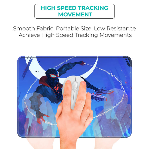 Miles Morales Swing Motion Superhero Mousepad