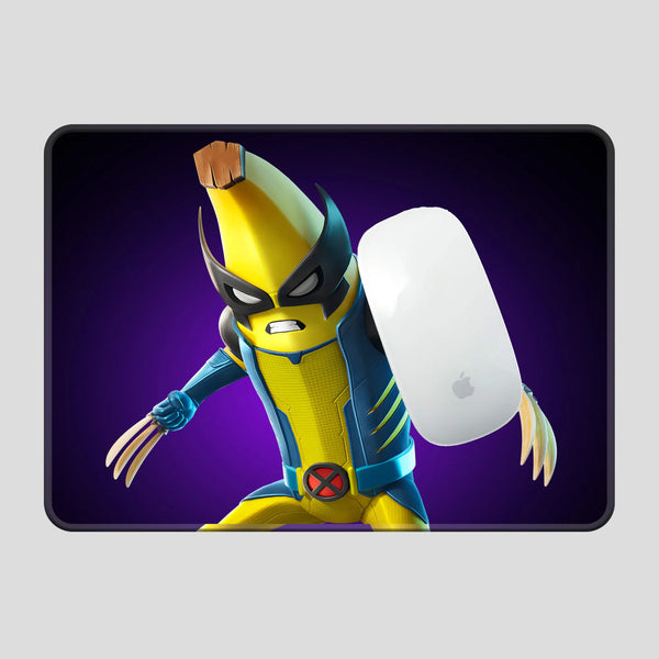 Banana Wolverine Fun Superhero Mousepad