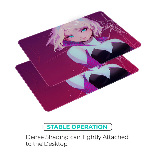 Spider Gwen Anime Style Superhero Mousepad