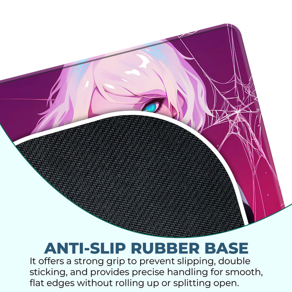 Spider Gwen Anime Style Superhero Mousepad