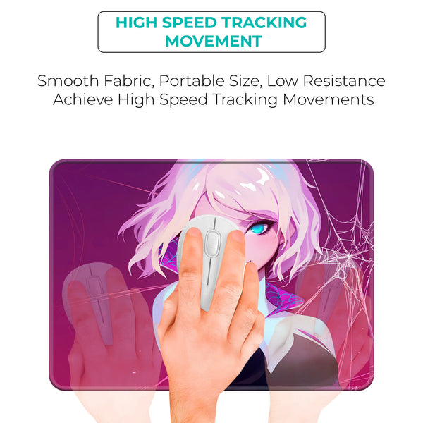 Spider Gwen Anime Style Superhero Mousepad