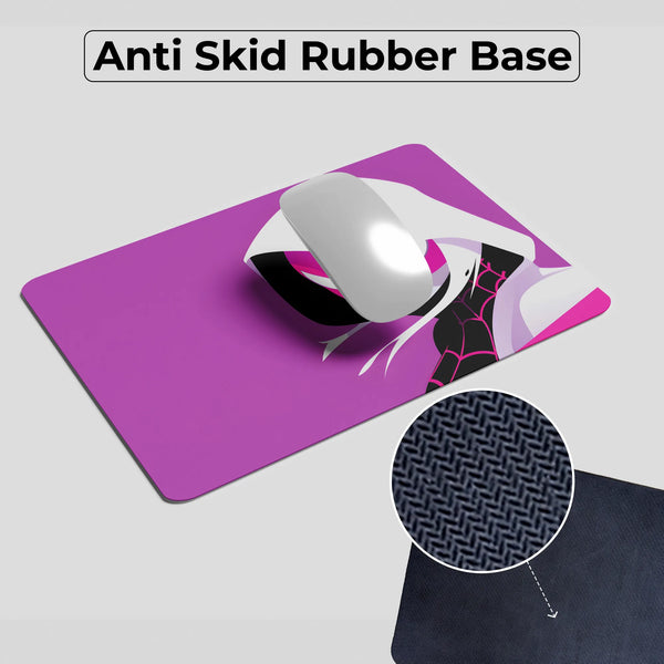 Spider Gwen Minimalist Art Superhero Mousepad