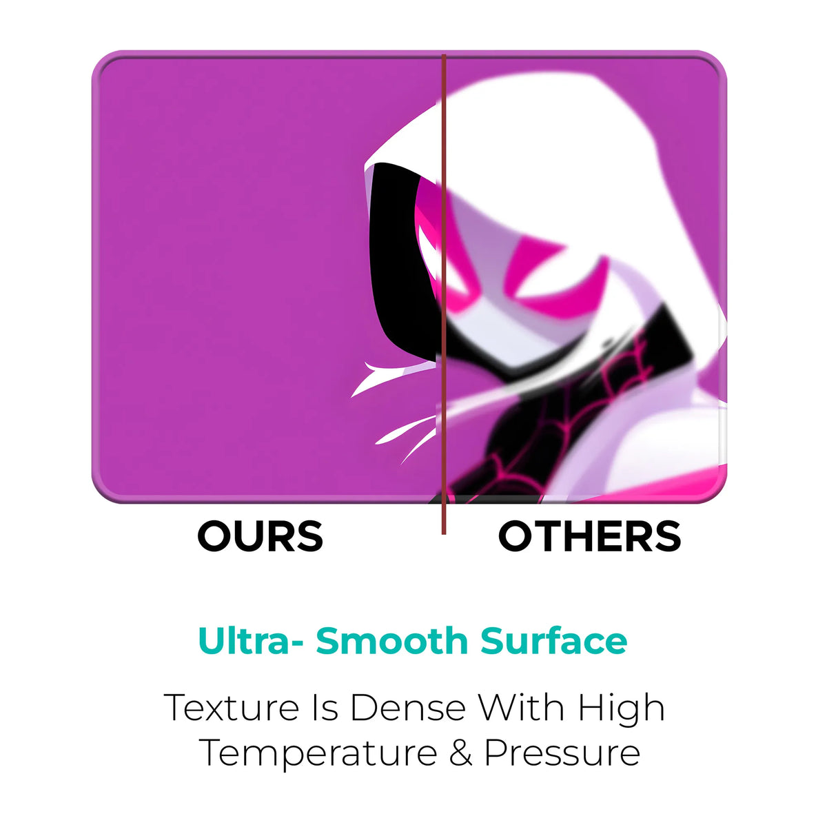 Spider Gwen Minimalist Art Superhero Mousepad