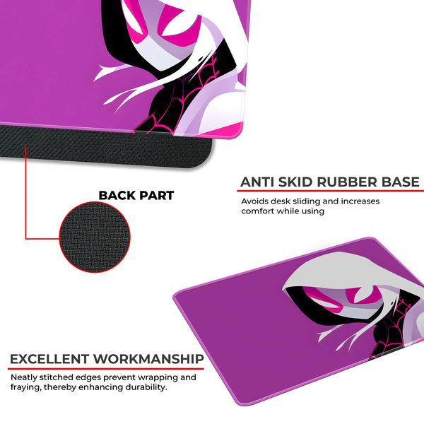 Spider Gwen Minimalist Art Superhero Mousepad
