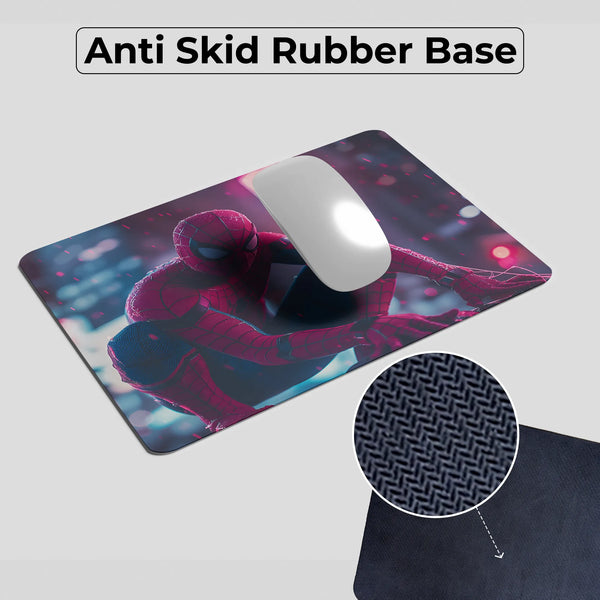 Spider-Man Rainy Night Superhero Mousepad
