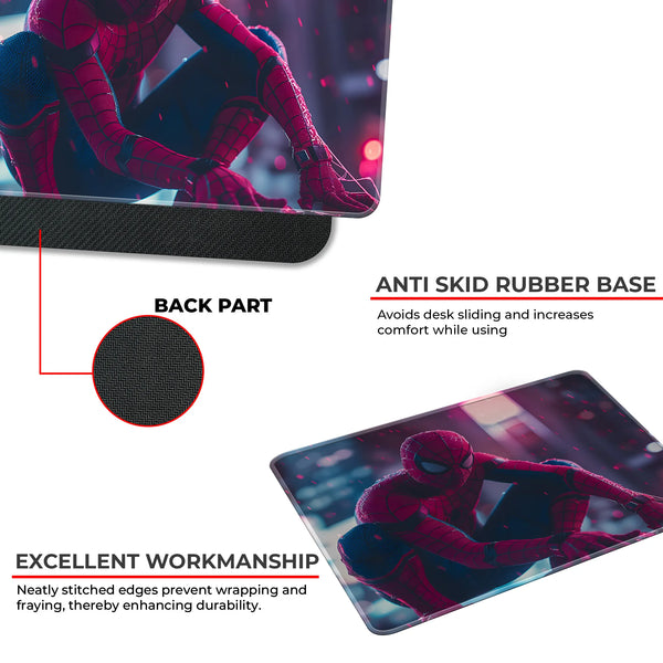 Spider-Man Rainy Night Superhero Mousepad
