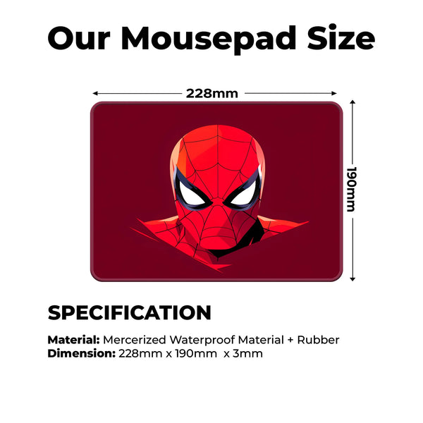 Mysterio Green Aura Superhero Mousepad