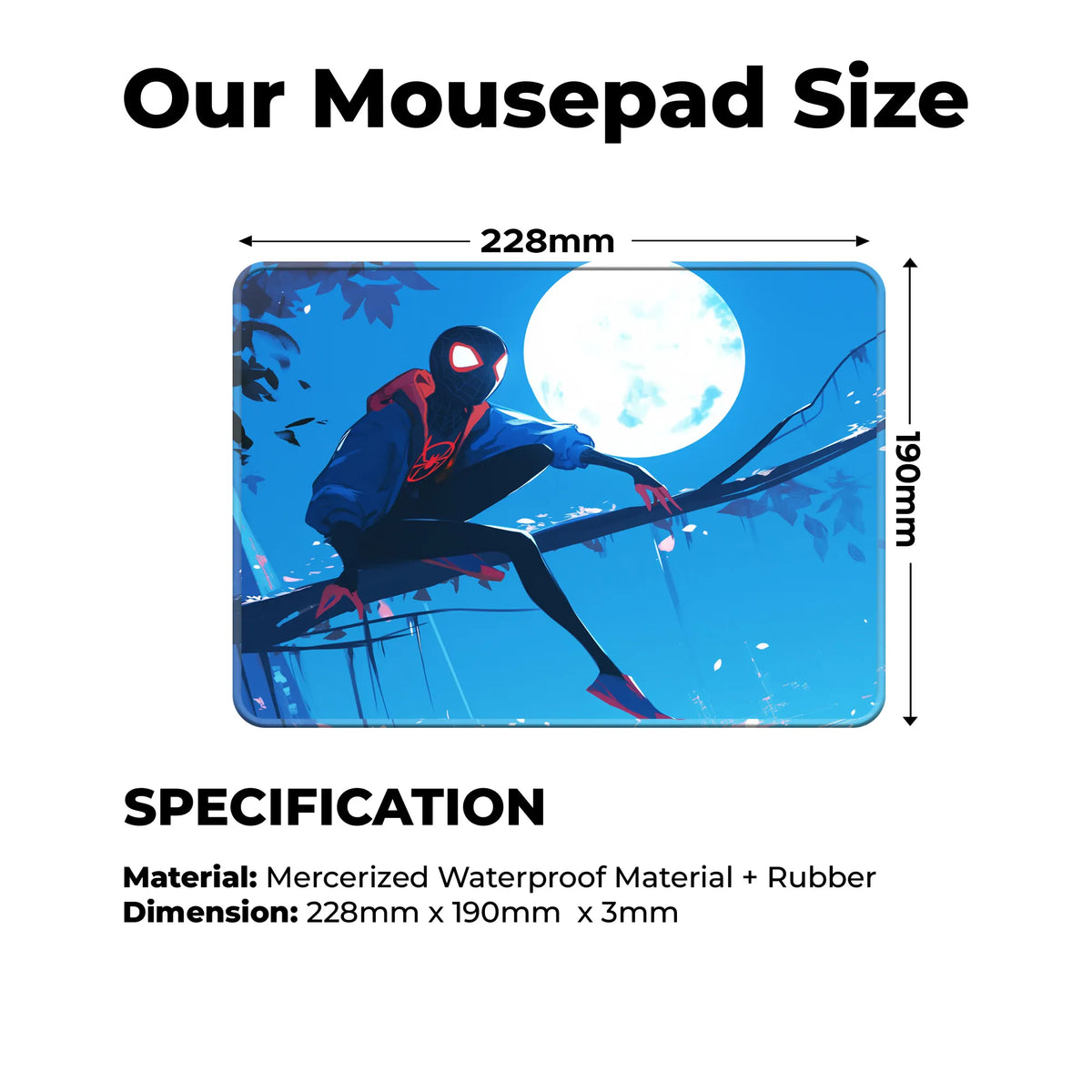 Wolverine Banana Parody Superhero Mousepad