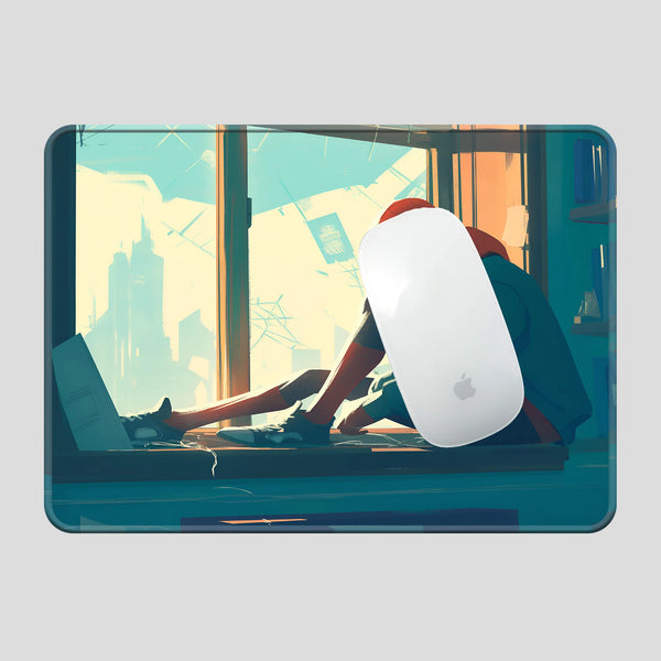 Spider Gwen Minimal Side Superhero Mousepad