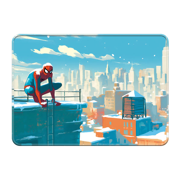 Spider-Man Winter Rooftop Superhero Mousepad