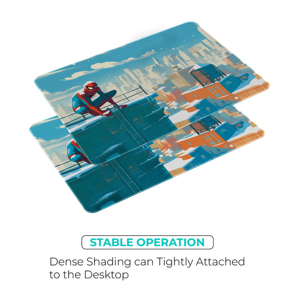 Spider-Man Winter Rooftop Superhero Mousepad