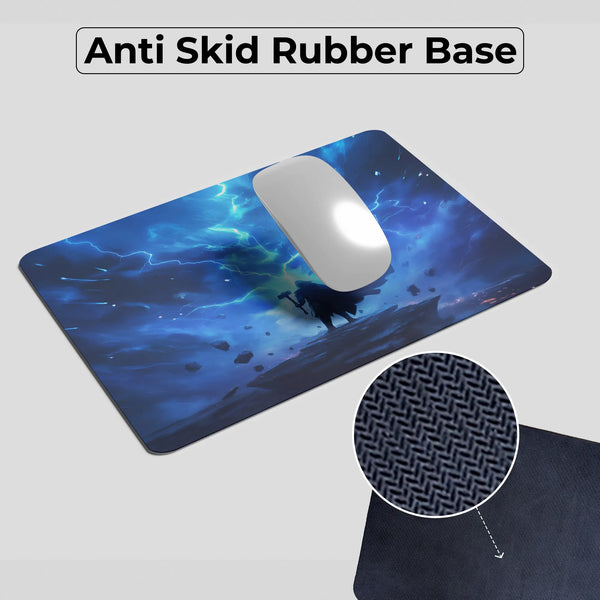 Thor Lightning Power Superhero Mousepad