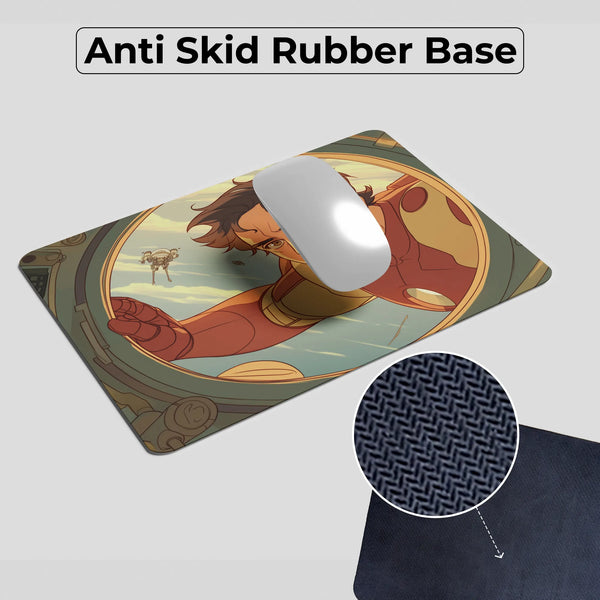 Iron Man Space View Superhero Mousepad