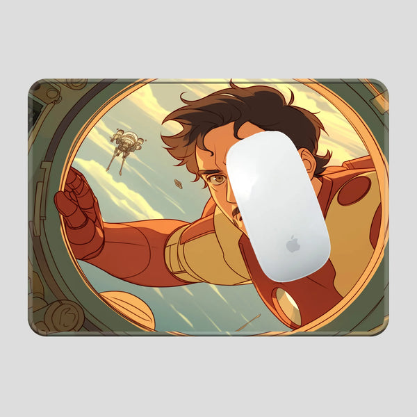 Iron Man Space View Superhero Mousepad