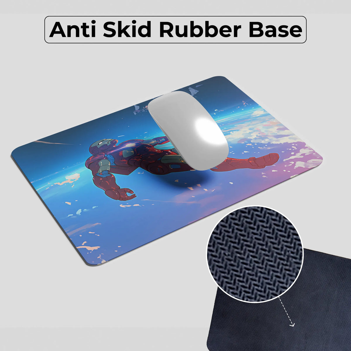 Iron Man Floating Armor Superhero Mousepad