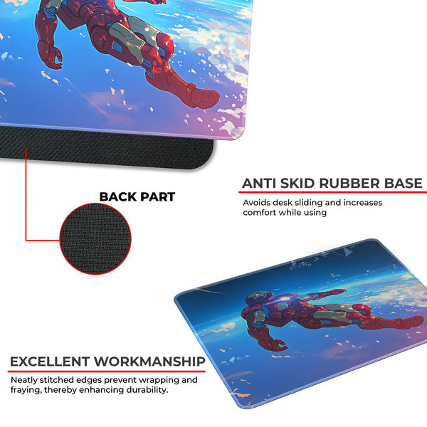 Iron Man Floating Armor Superhero Mousepad