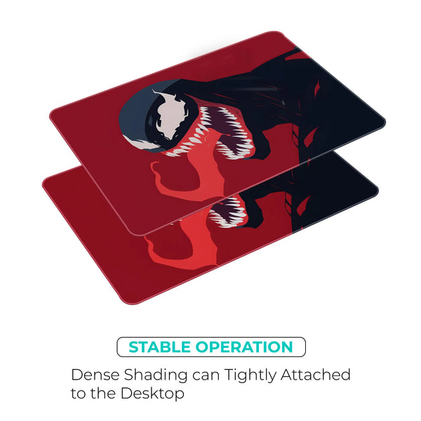 Venom Red Silhouette Superhero Mousepad