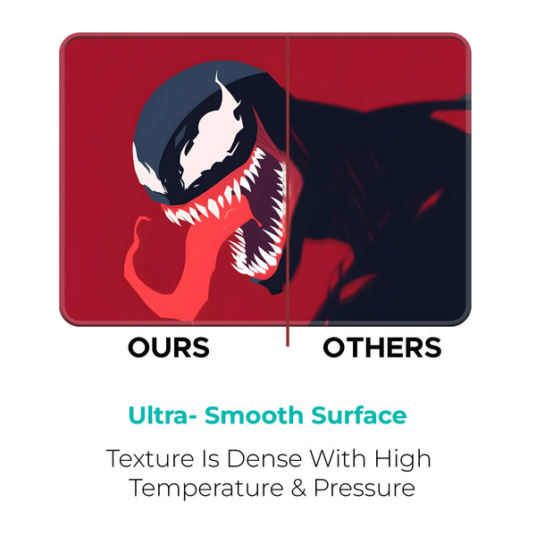 Venom Red Silhouette Superhero Mousepad