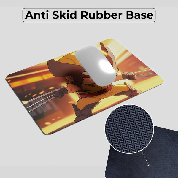 Wolverine Chibi Rage Superhero Mousepad
