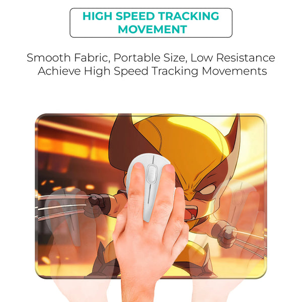 Wolverine Chibi Rage Superhero Mousepad