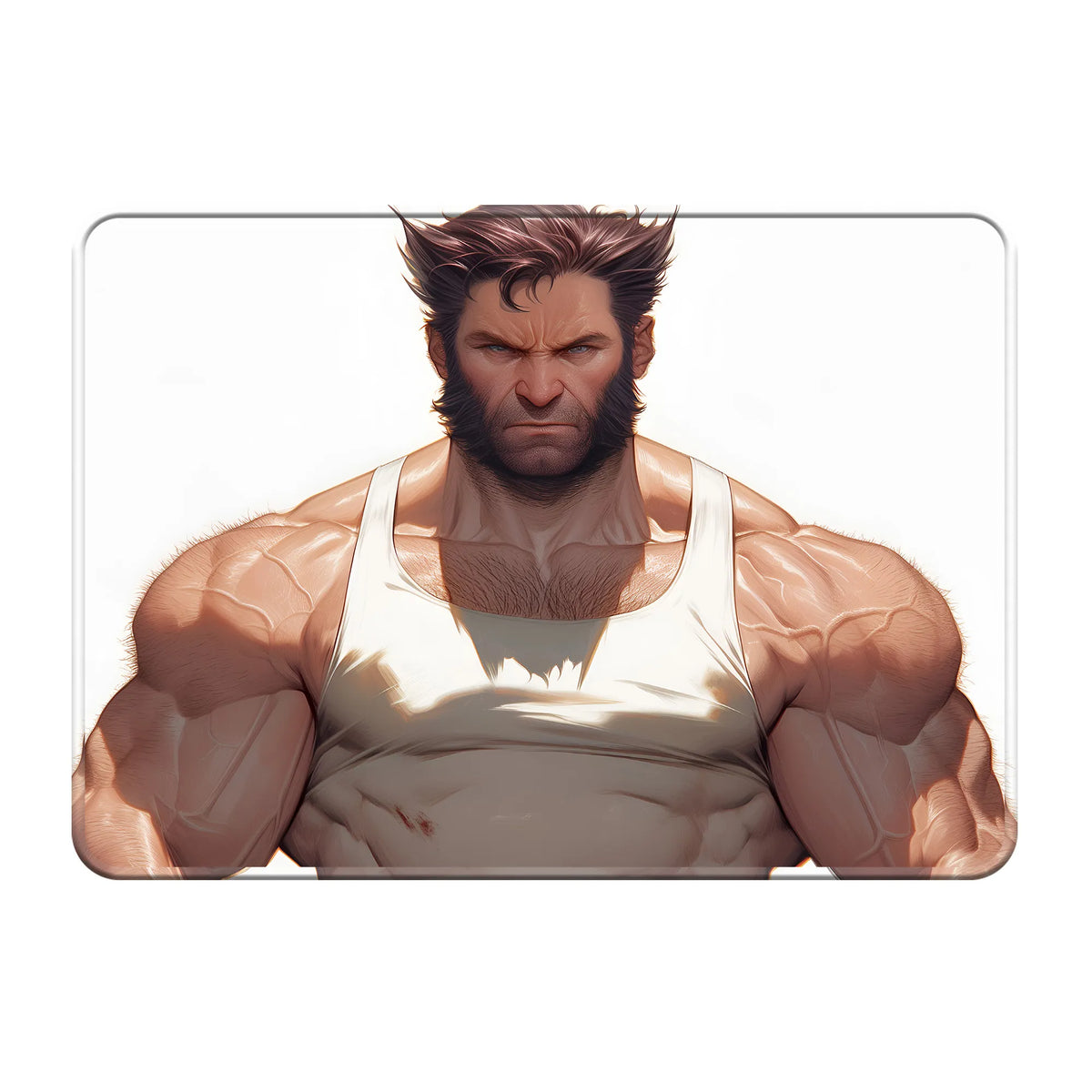 Wolverine Tank Top Strength Superhero Mousepad