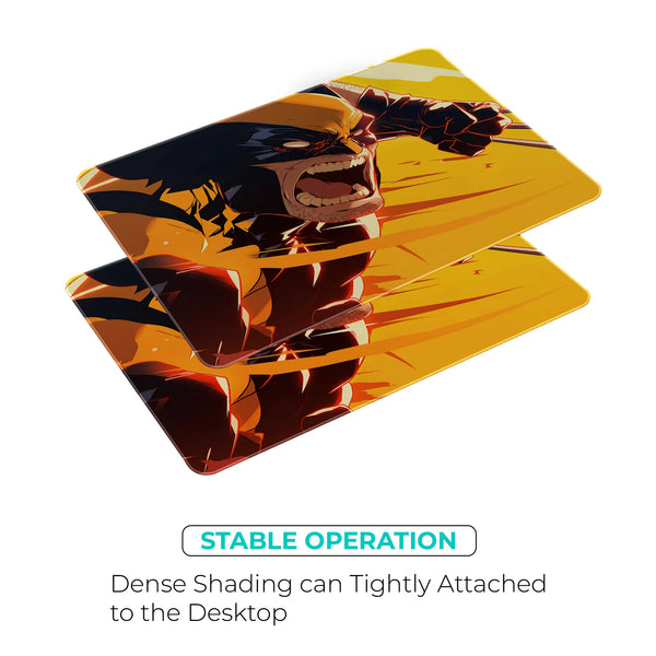Wolverine Battle Charge Superhero Mousepad