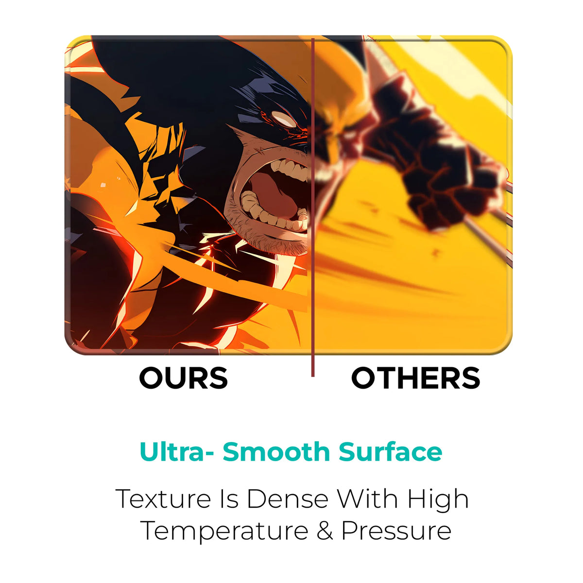 Wolverine Battle Charge Superhero Mousepad