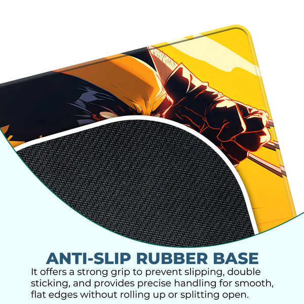 Wolverine Battle Charge Superhero Mousepad