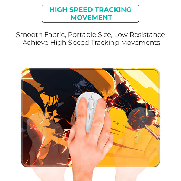 Wolverine Battle Charge Superhero Mousepad