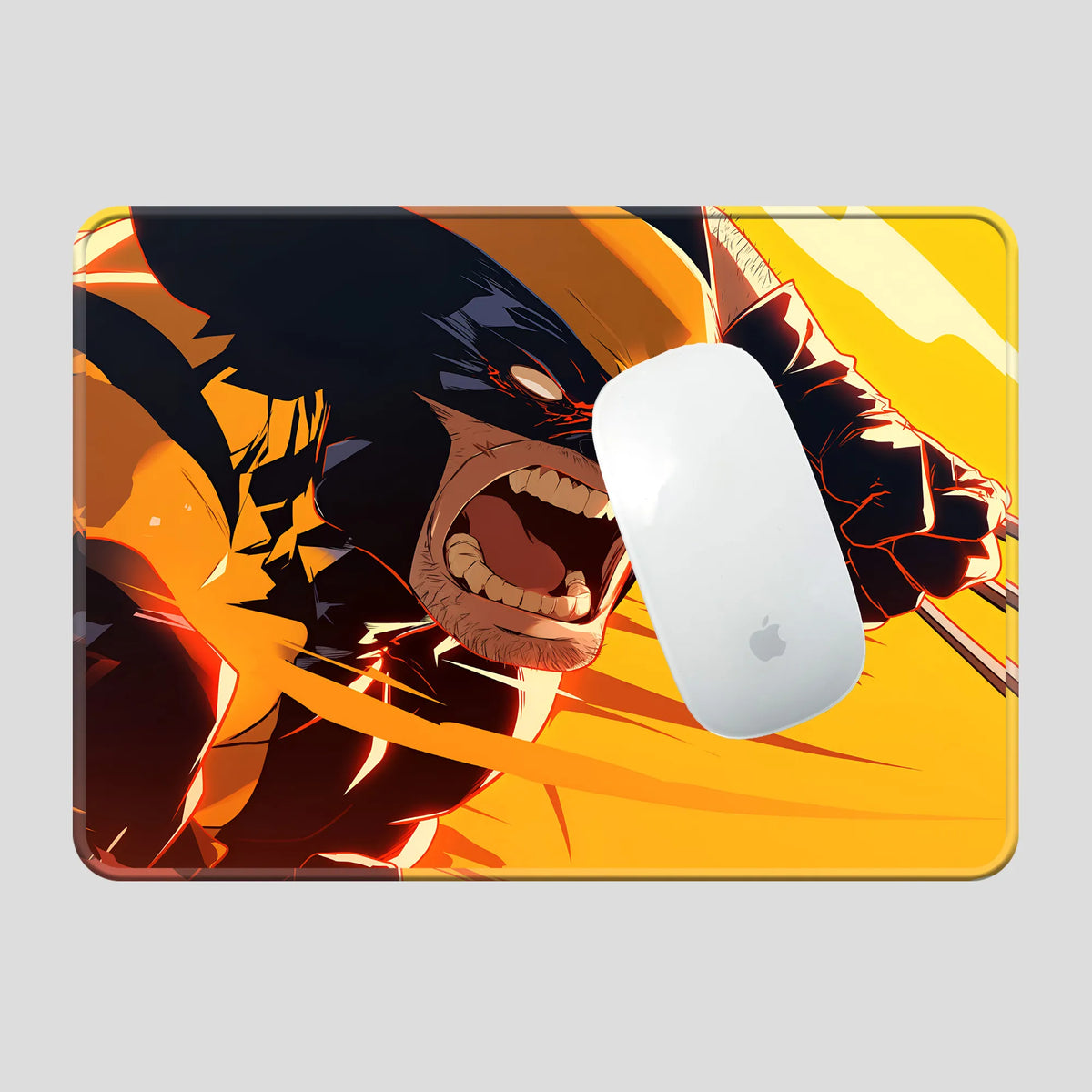 Wolverine Battle Charge Superhero Mousepad