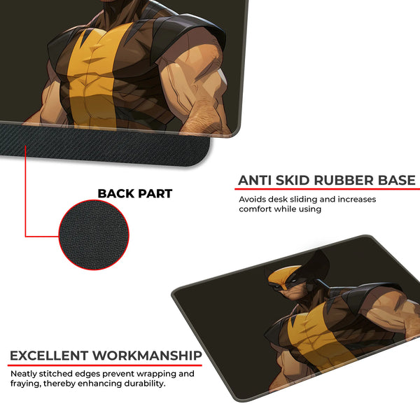 Wolverine Classic Armor Superhero Mousepad