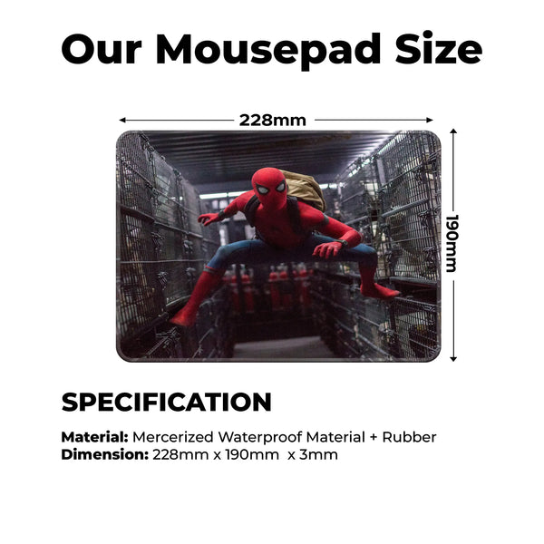 Spider-Man Backpack Superhero Mousepad