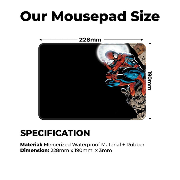 Spider-Man Moonlight Superhero Mousepad