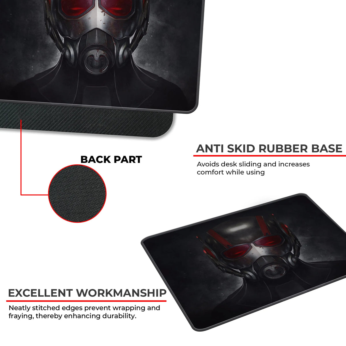 Ant-Man Helmet Superhero Mousepad