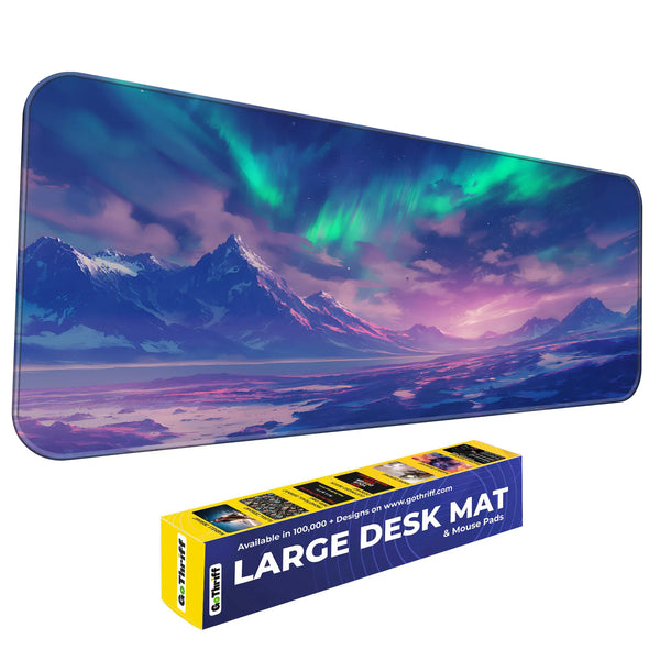 Aurora Dreamscape Mountain View Deskmat