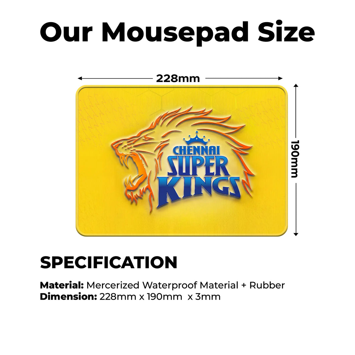 IPL Team Edition Desk Mat – Premium XL Gaming & Work Desk Pad