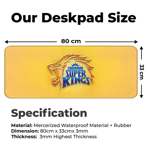 IPL Team Edition Desk Mat – Premium XL Gaming & Work Desk Pad