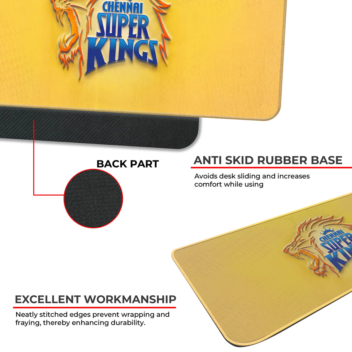 IPL Team Edition Desk Mat – Premium XL Gaming & Work Desk Pad