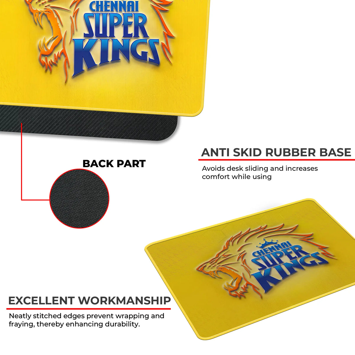 IPL Team Edition Desk Mat – Premium XL Gaming & Work Desk Pad