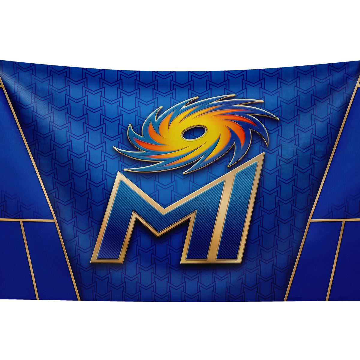 Mumbai Indians Wall Tapestry | MI Cricket Fan Wall Hanging | Premium Satin Polyester Room Decor