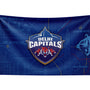 Delhi Capitals Wall Tapestry | DC Cricket Fan Wall Hanging | Premium Satin Polyester Room Decor